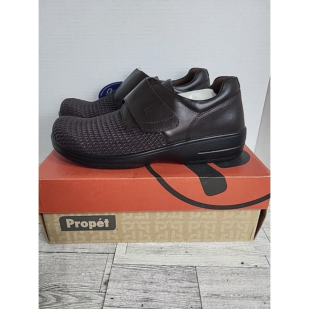 NEW Propet Olivia Ortholite Slip On Womens 10‎ M Brown  Casual WPRX25BROM